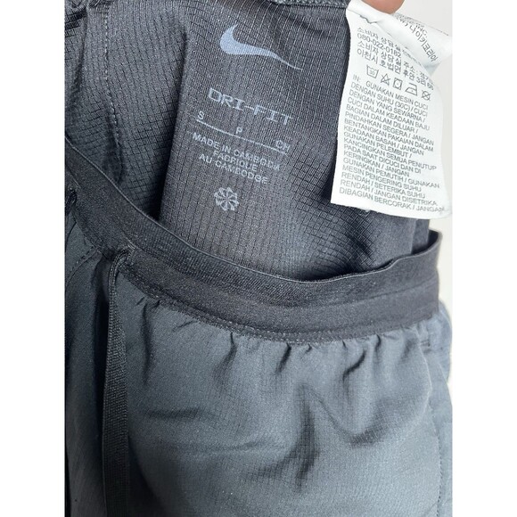 Nike Running Men's Small 6" Active Shorts Black - Picture 3 of 6